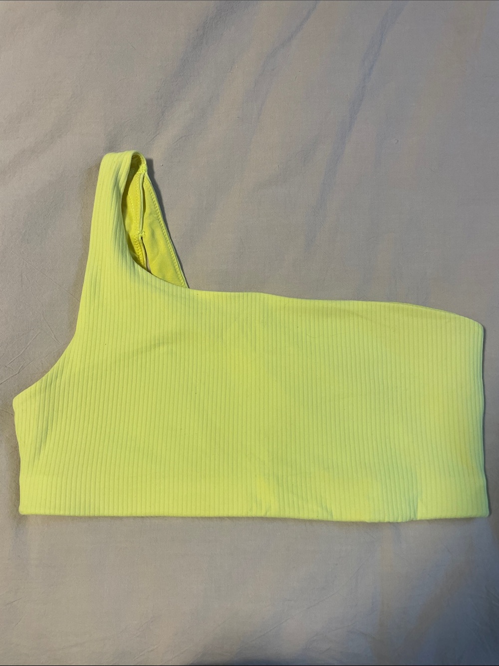 Lululemon one shoulder align bra ribbed A/B cup. Size 8